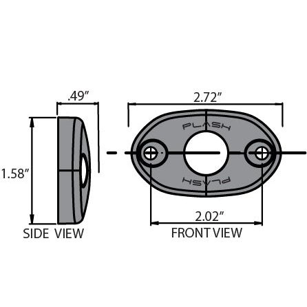 Plash - CORPUS LED Deck Light - White, Cool White, 9W, IP68 (CF-RL-WHT-S-WHT)