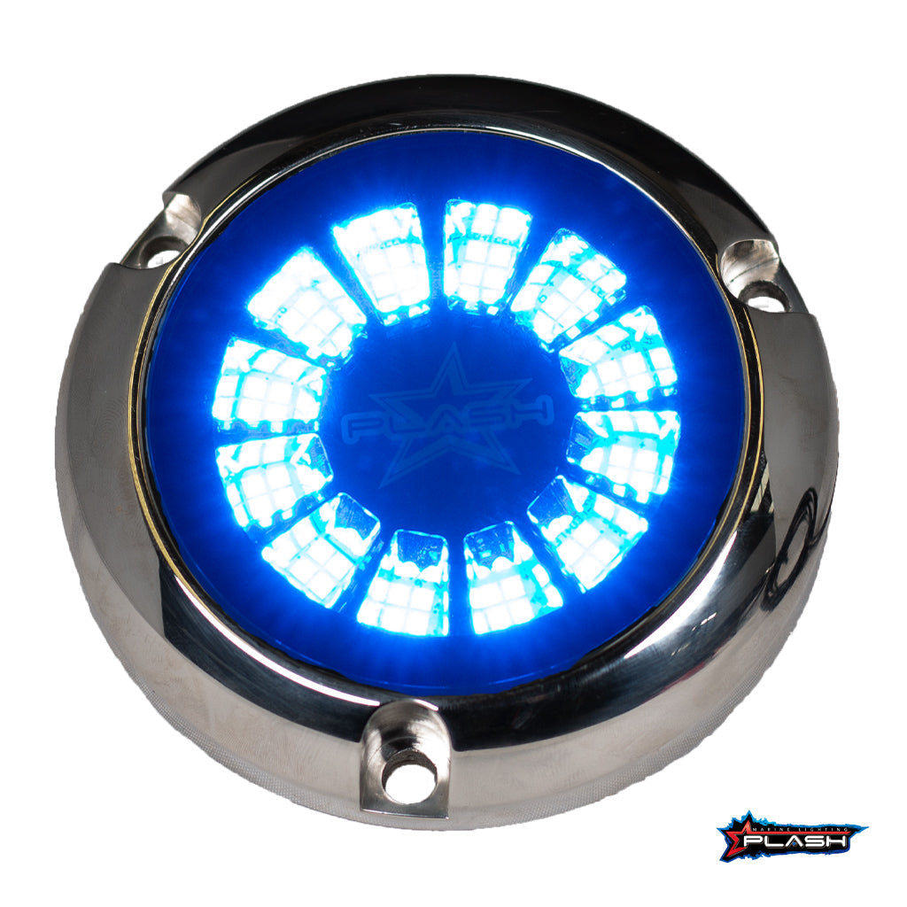 Plash - Underwater Transom Light - Blue/Green, 51.6W, 12V, IP68, 5258lm (PL-UWL-EPIK-B/G)