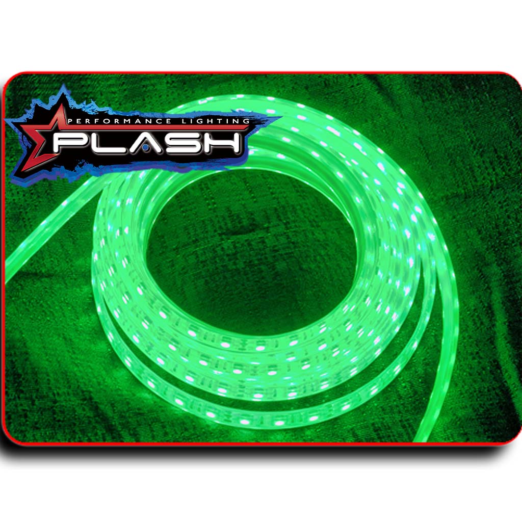Plash - Waterproof Flexible Light Strip - IP68, 12V, Green, 2ft (FLS-GR-68-2FT)