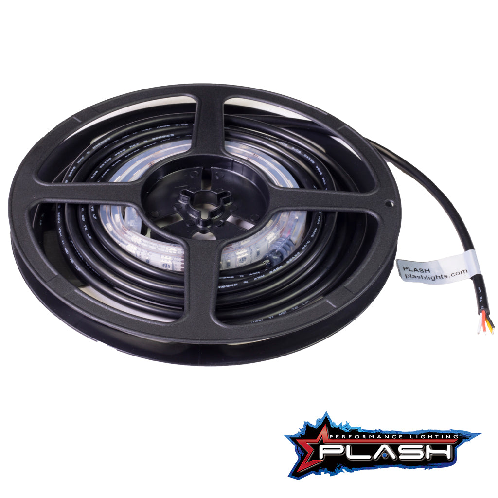 Plash - Waterproof Flexible Light Strip - IP68, 12V, RGB, 9ft (FLS-RGB-68-9FT)