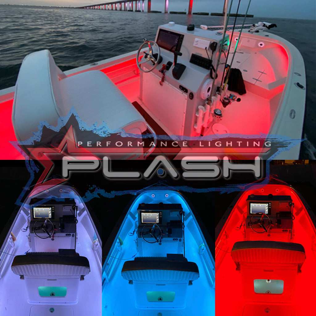 Plash - Waterproof Flexible Light Strip - IP68, 12V, RGB, 9ft (FLS-RGB-68-9FT)