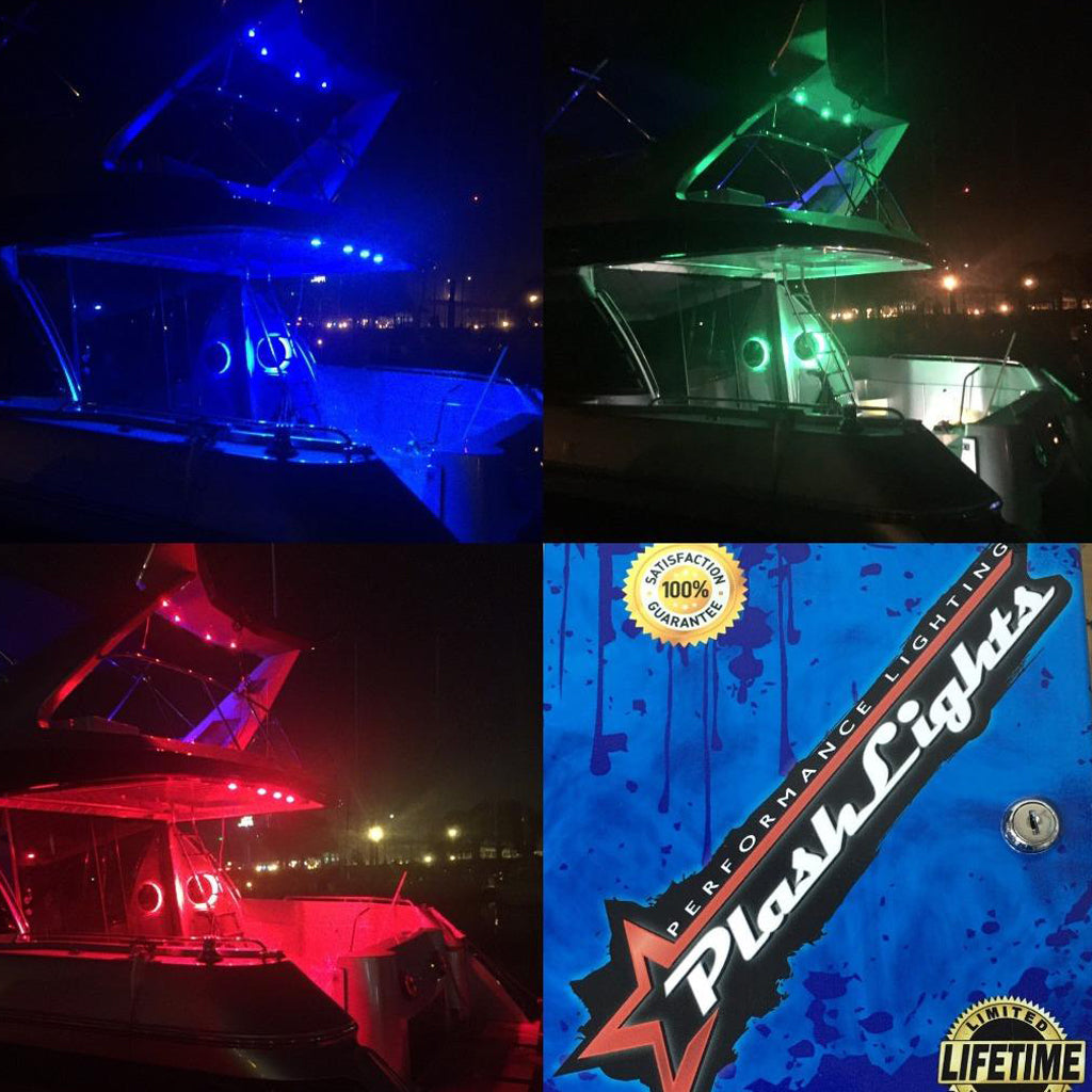 Plash - Waterproof Flexible Light Strip - IP68, 12V, RGB, 9ft (FLS-RGB-68-9FT)