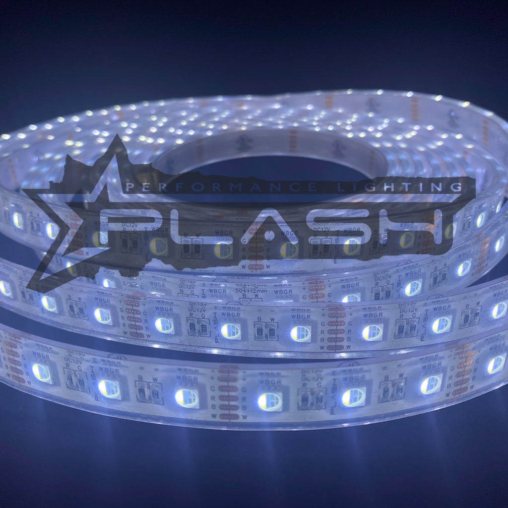 Plash - Waterproof Flexible Light Strip - IP68, 12V, RGBW, 20ft (FLS-RGBW-68-20FT)