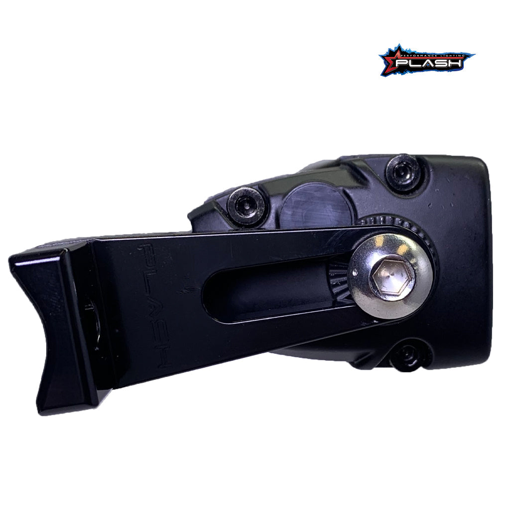 Plash - Billet Aluminum Light Bar "L" Mount - 0.375" Slot, Pair