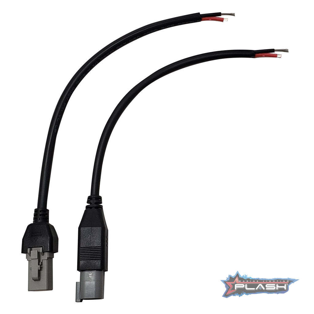 Plash - DTP/ATP Connector - Pigtail Kit, Male/Female, 1ft (WH-DT-CONN-M/F)