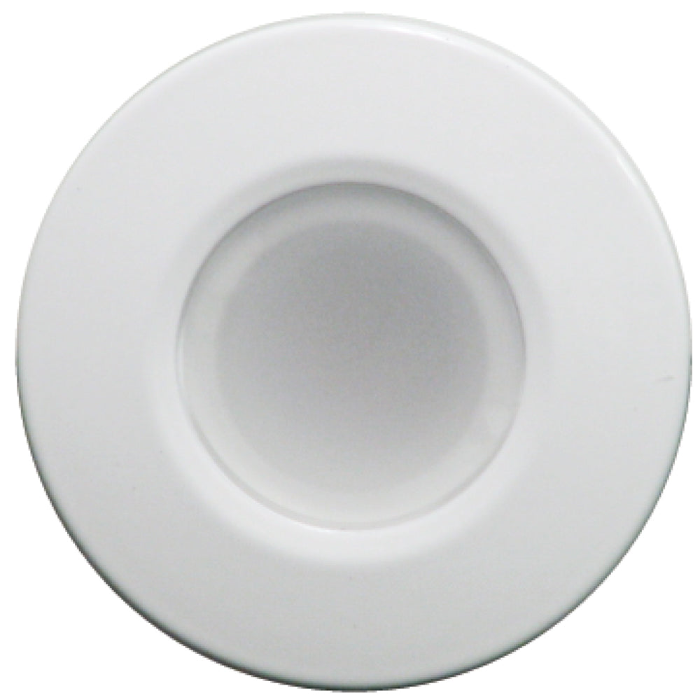 Lumitec Orbit LED Down Light, White Housing, White/Red Light, Dimmable, 10-30V DC, IP67