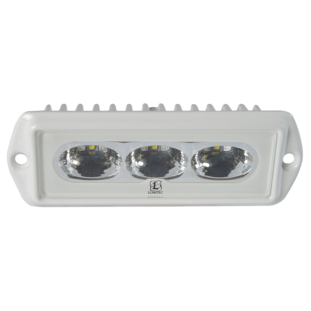Lumitec CapriLT Flush Mount LED Flood Light, White Light, 1000 Lumens, 10-30V DC, IP67