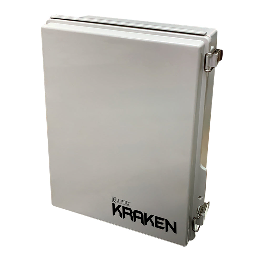 Lumitec Kraken Command Center Dock Lighting Power & Control Box, 110-240VAC, IP67, Poco Module, Bluetooth/WiFi