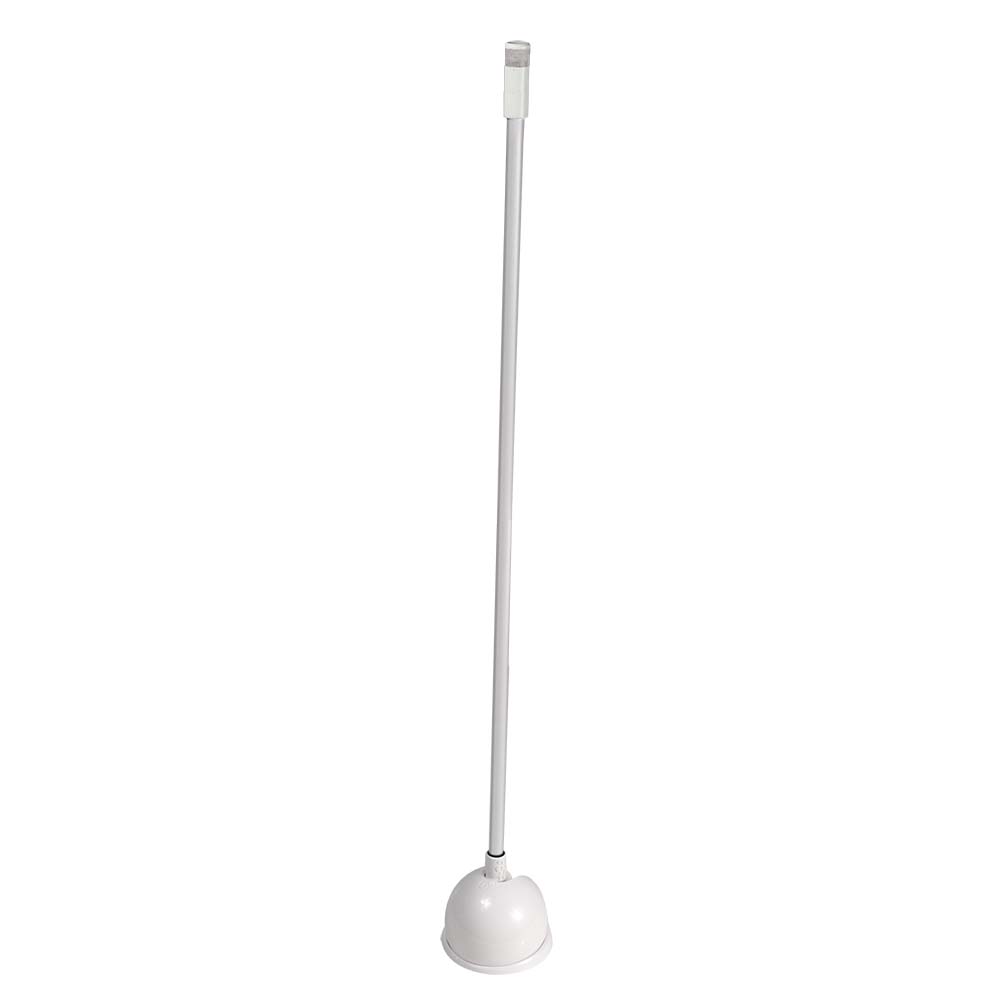 Lumitec Contour LED Anchor Light, 24 in, White Shaft and Base, 10-30V, USCG 2NM, Locking Retractable Base