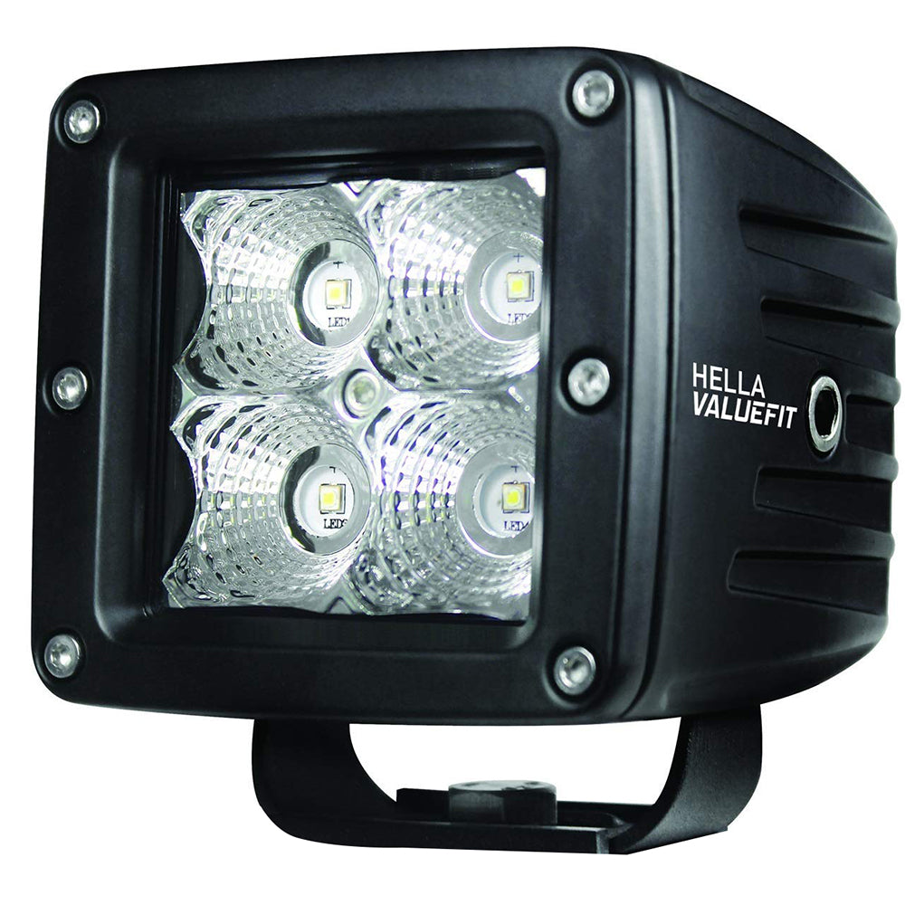 Hella Marine Value Fit LED 4 Cube Flood Light, 10-30V, 12W, IP67, 6000K