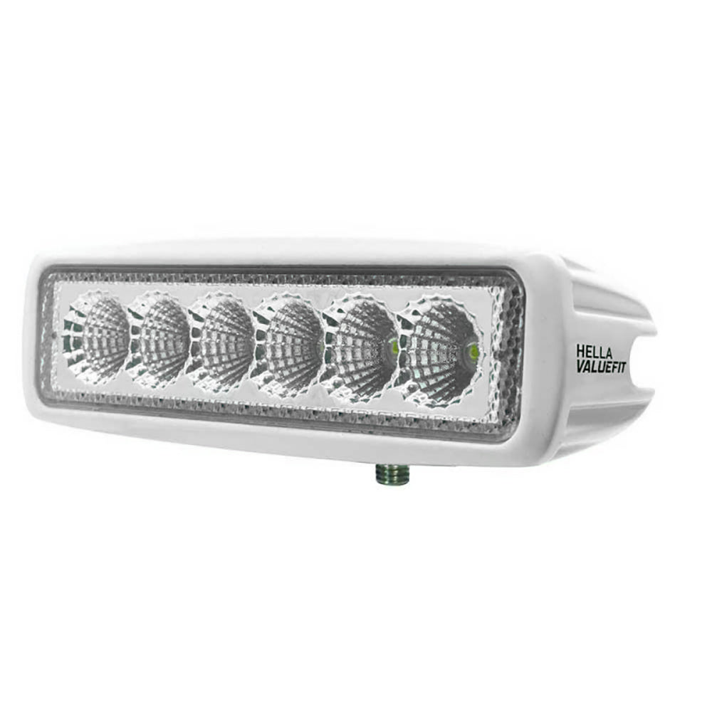 Hella Marine ValueFit Mini 6-LED Flood Light Bar, 10-30V, 18W, Bracket Mount