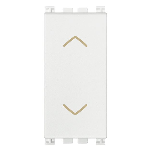 Vimar Arké 2P 2-Way Push Button, 10A, 250V, 6 Terminals