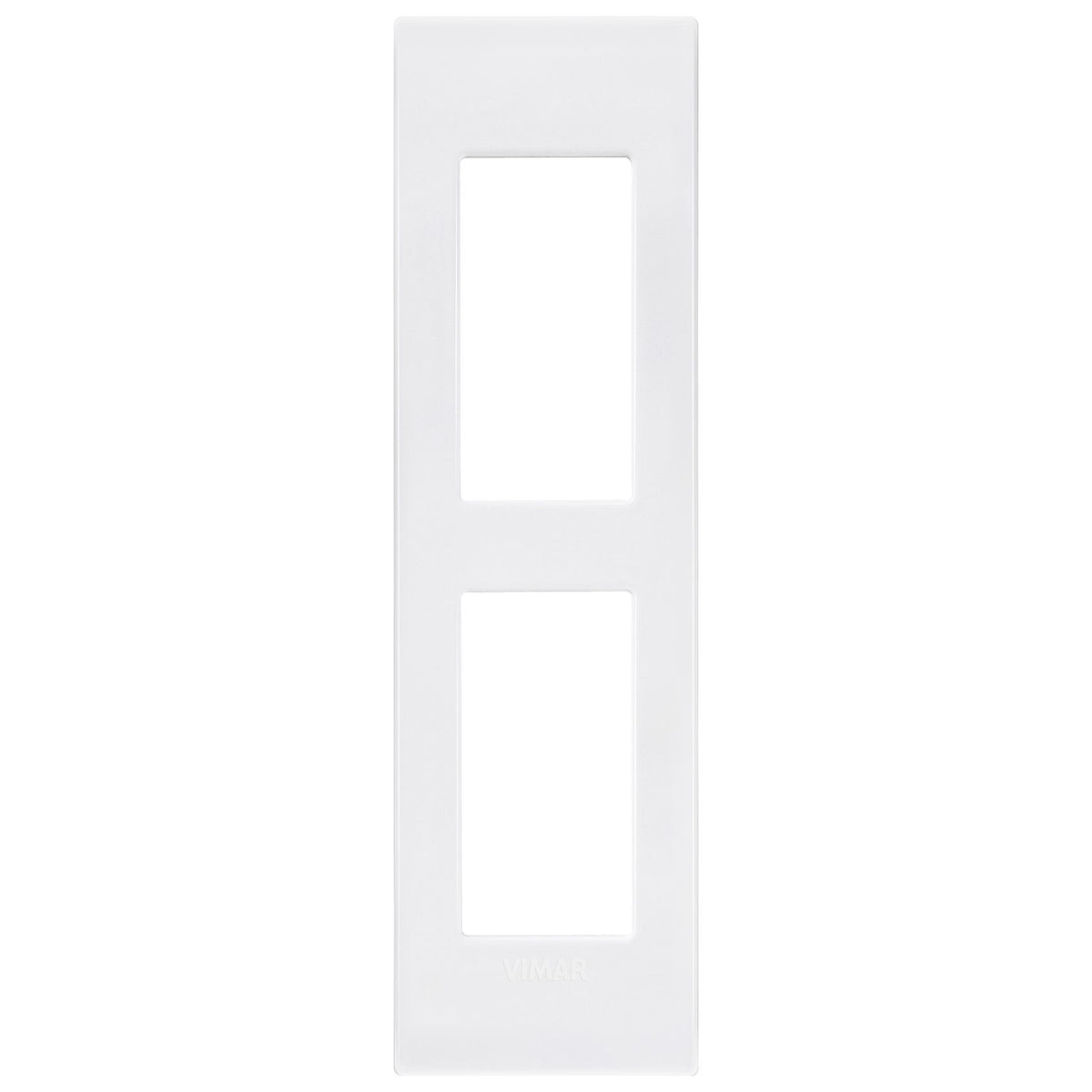 Vimar Arké Classic Cover Plate, 2-Module, Panel Mounting, Technopolymer