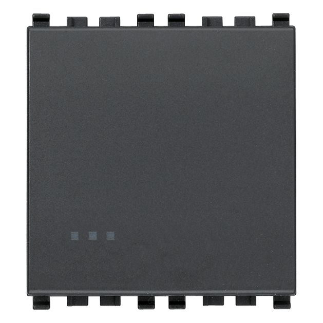 Vimar Eikon 1-Way Switch, 16AX 250V, Lightable, Replaceable Button
