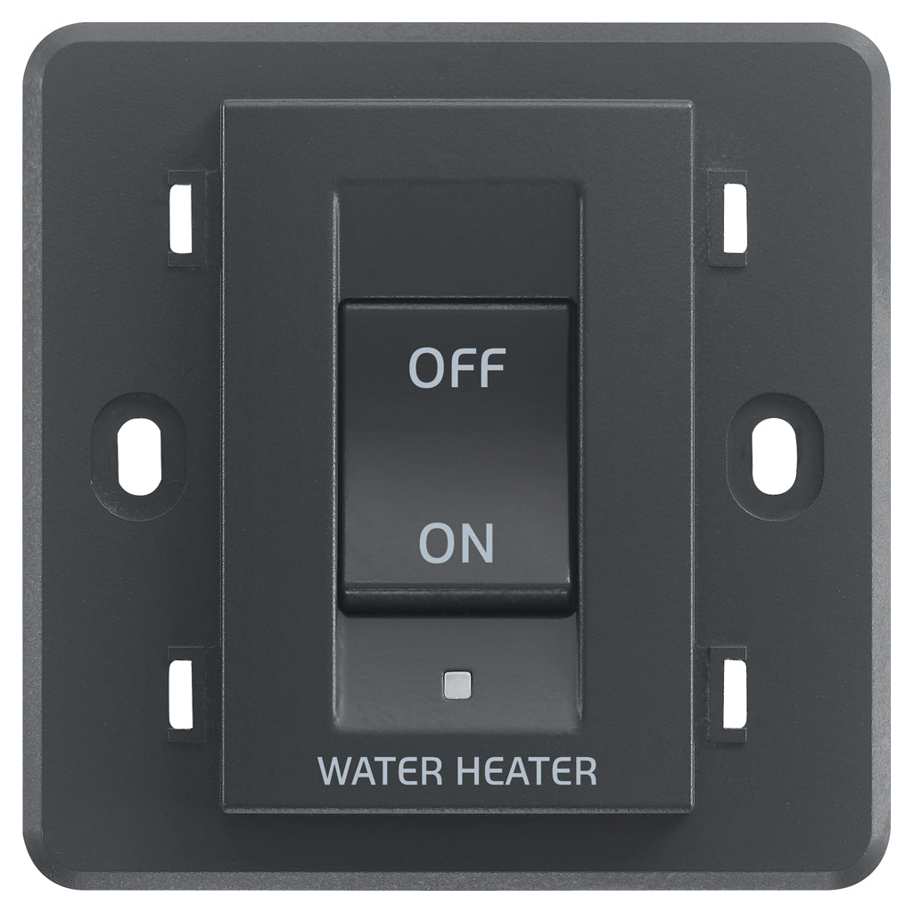 Vimar Eikon 2P 32A 1-Way Switch, For British Standard Mounting Boxes, 250V, 3-Module, IP40