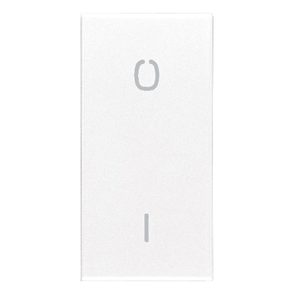 Vimar Eikon 20021 Interchangeable 1-Module Rocker Button Cover, Lightable, IP40