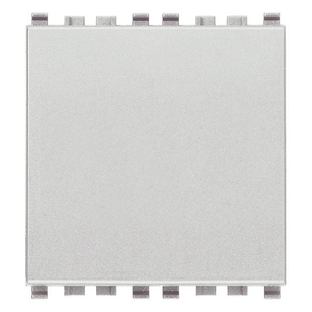 Vimar Eikon 2-Module Blank Module, Flush Mount, Halogen-Free Thermoplastic