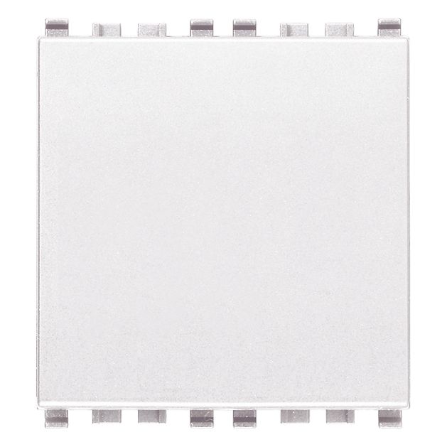 Vimar Eikon 2-Module Blank Module, Flush Mount, Halogen-Free Thermoplastic