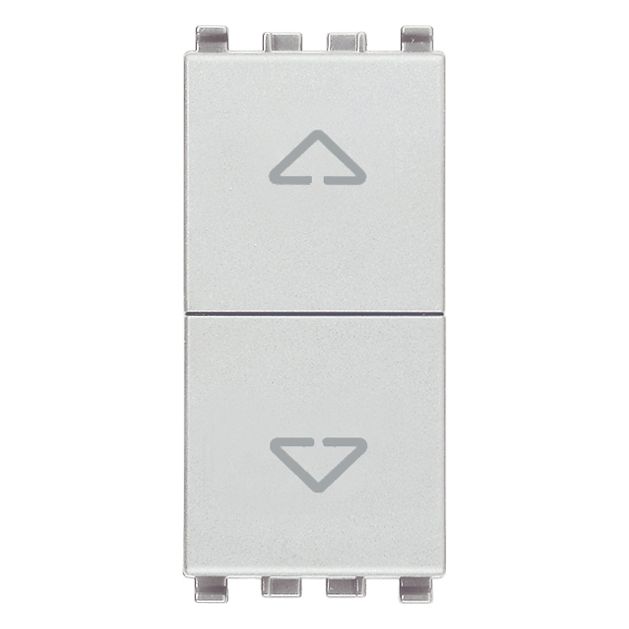 Vimar Eikon 2-Way Switch, 2P 10AX, 250V, 6 Terminals, Central OFF