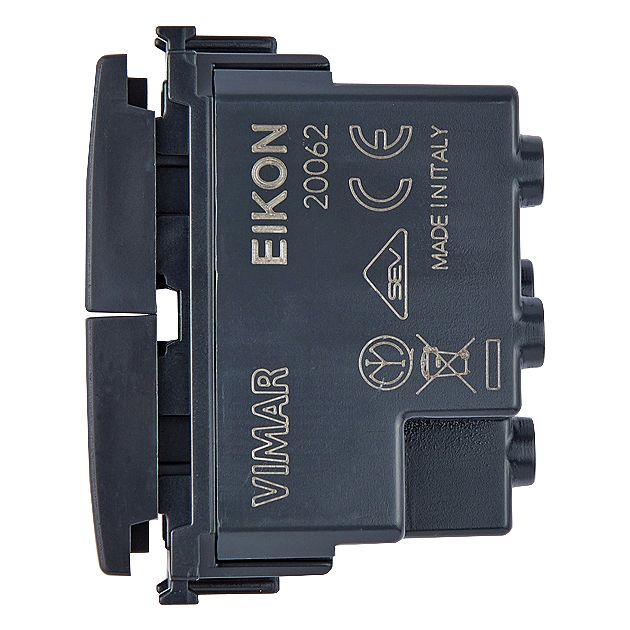 Vimar Eikon Interlocked Push Buttons, NO+NO, 10A, 250V, Directional Arrows