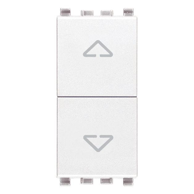 Vimar Eikon Interlocked Push Buttons, NO+NO, 10A, 250V, Directional Arrows