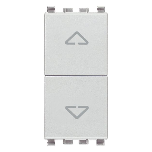 Vimar Eikon Interlocked Push Buttons, NO+NO, 10A, 250V, Directional Arrows