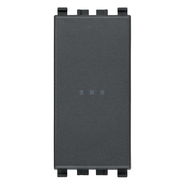 Vimar Eikon Axial 2-Way Rocker Switch, 1P, 16AX, 250V, Lightable, Replaceable Button