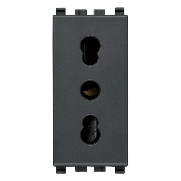 Vimar Eikon Socket Outlet, Italian Standard P17/11, 2P+E, 16A, 250V