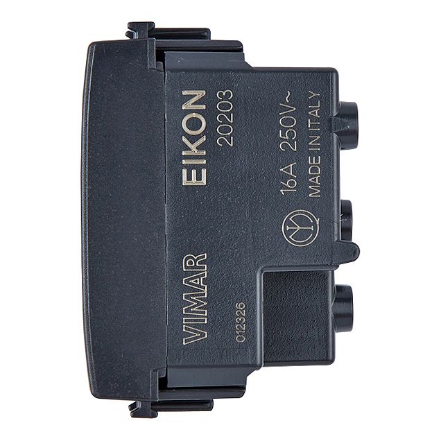 Vimar Eikon Socket Outlet, Italian Standard P17/11, 2P+E, 16A, 250V