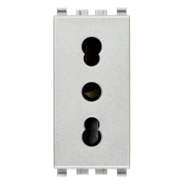 Vimar Eikon Socket Outlet, Italian Standard P17/11, 2P+E, 16A, 250V