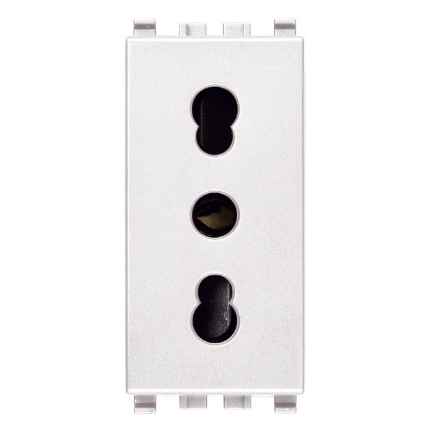 Vimar Eikon Socket Outlet, Italian Standard P17/11, 2P+E, 16A, 250V