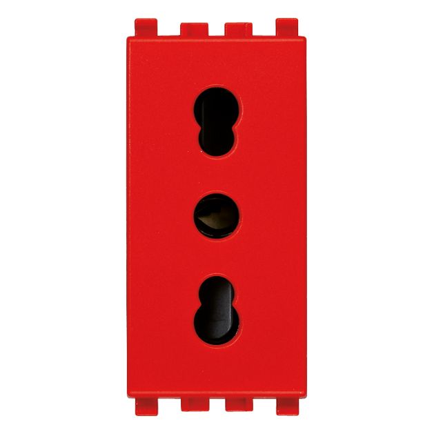 Vimar Eikon Socket Outlet, Italian Standard P17/11, 2P+E, 16A, 250V