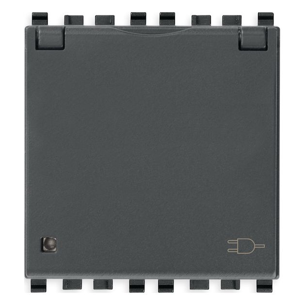 Vimar Eikon SICURY Schuko Socket Outlet, 2P+E, 16A 250V, 2M, IP20
