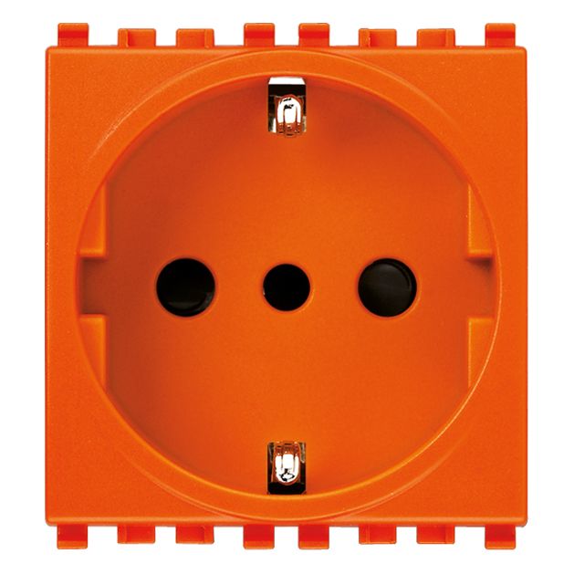 Vimar Eikon P30 SICURY Socket Outlet, 2P+E, 16A 250V, 2 Module