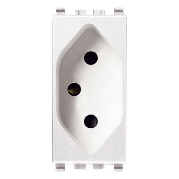 Vimar Eikon Brazilian SICURY Socket Outlet, 2P+E, 10A, 250V, IP20