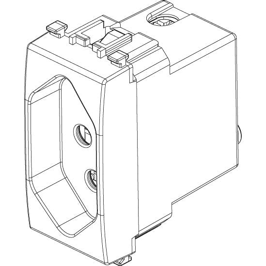 Vimar Eikon Brazilian SICURY Socket Outlet, 2P+E, 10A, 250V, IP20