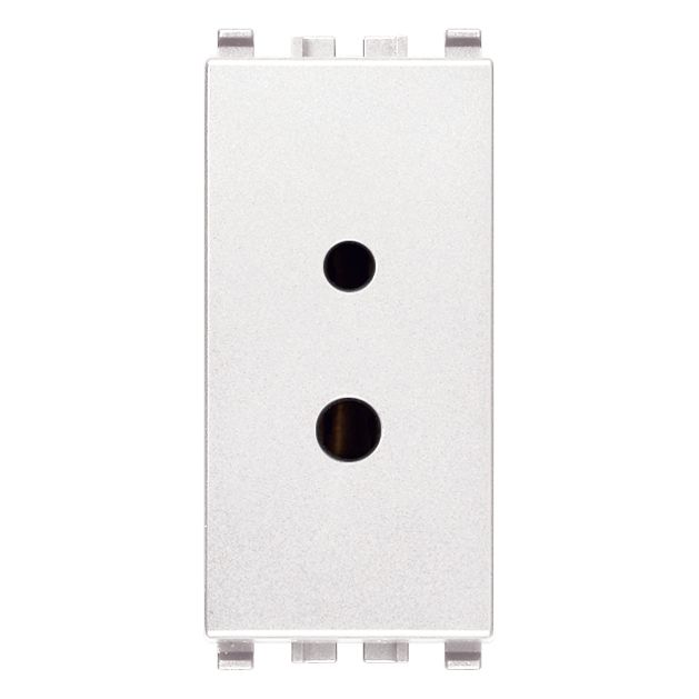Vimar Eikon Polarized SELV 2P Socket Outlet, For 01616/01617 Plugs, 6A, 24V