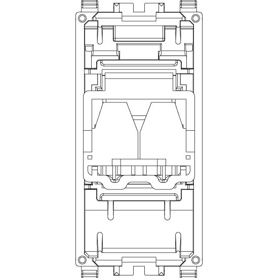 Vimar Eikon USB Socket Outlet, 1 Module, Screw Terminals, IP20