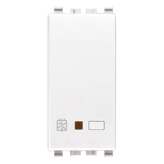 Vimar Eikon 2-Switch Bus System Interface, For Traditional Switches, IP40, Flush Mount, 1M