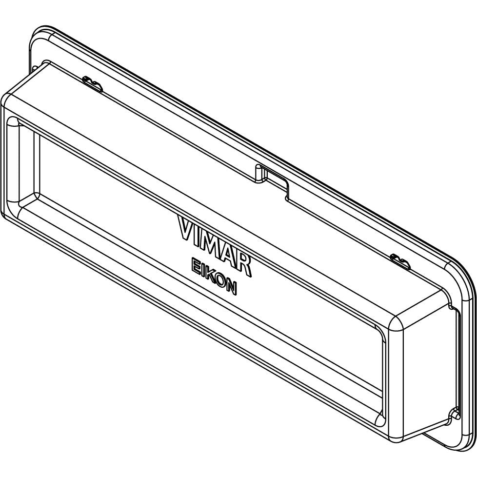 Vimar Eikon Mounting Frame and Protection Cover, 7M