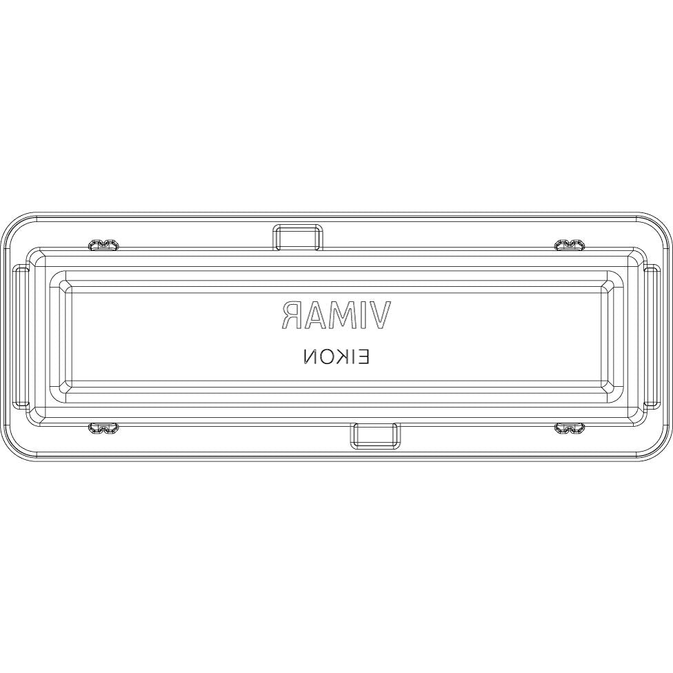 Vimar Eikon Mounting Frame and Protection Cover, 7M