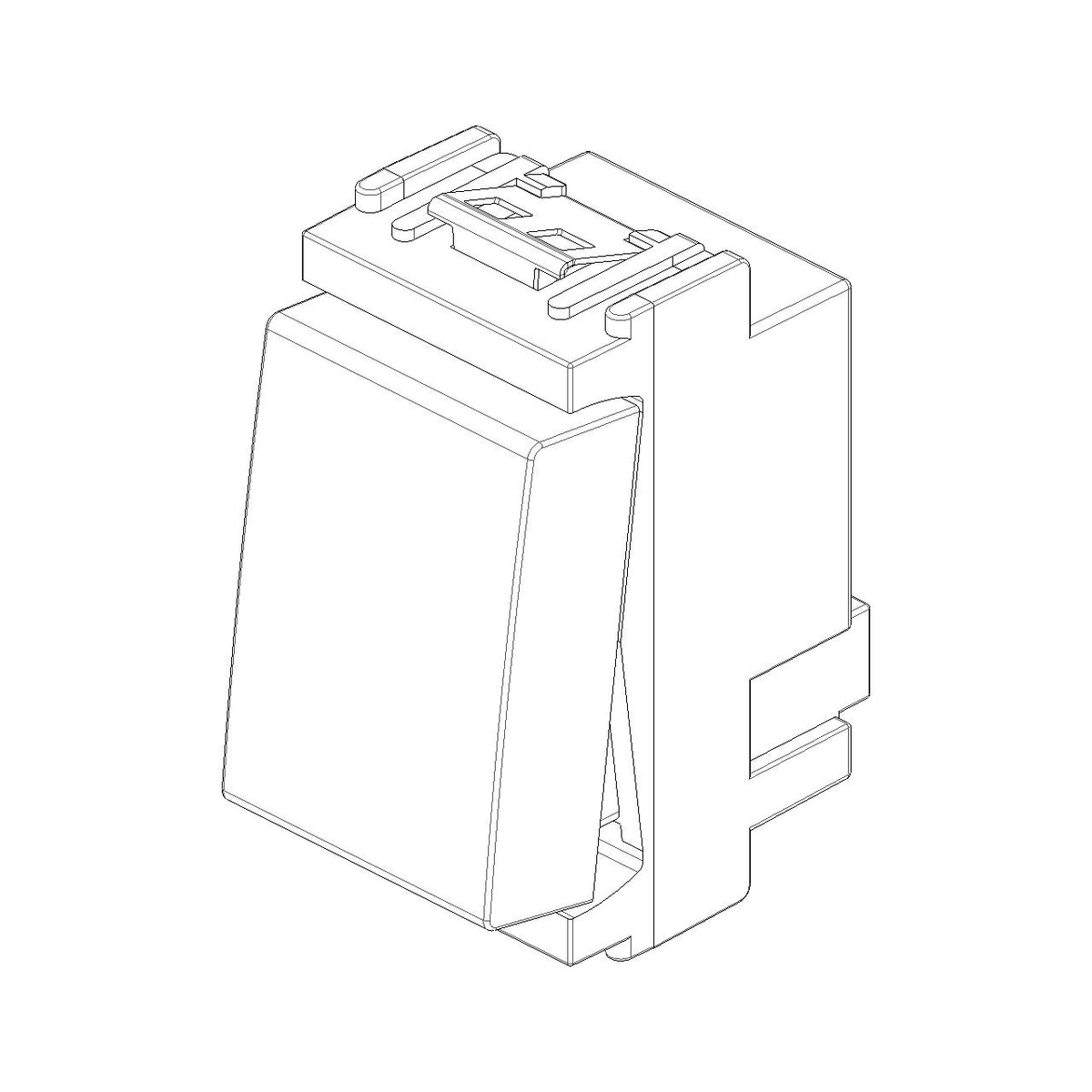 Vimar Idea 1-Way Rocker Switch, 1P 10 AX 250V, IP40