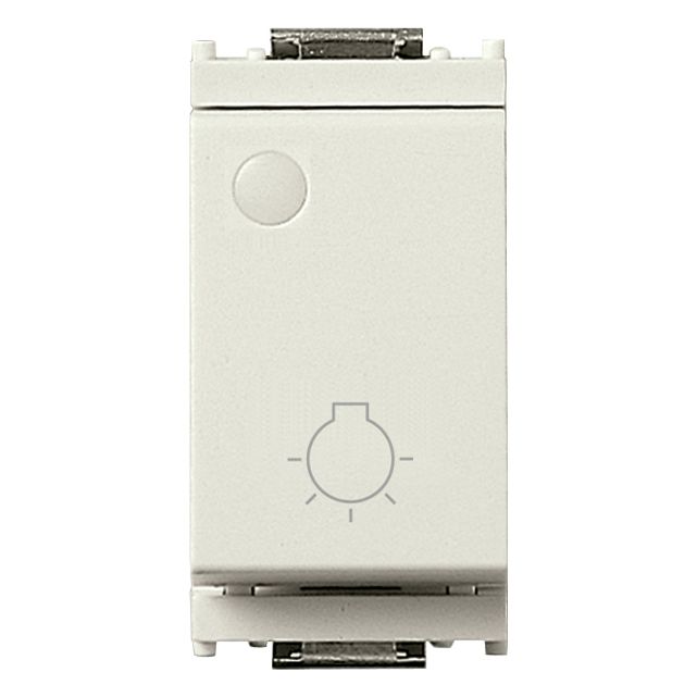 Vimar Idea Push Button, 1P NO, 10A, 250V, IP40, Light Symbol