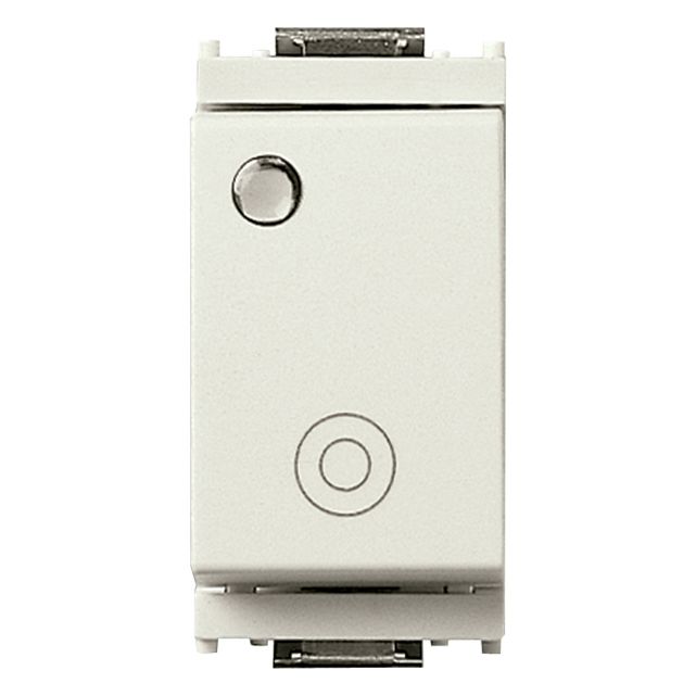 Vimar Idea Push Button, For Signalling Unit, 1P NO, 10A 250V, Luminous, General Symbol