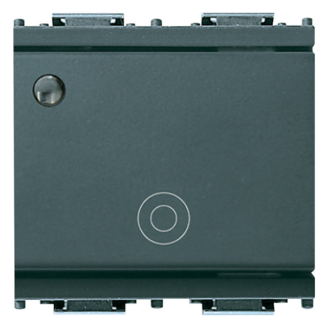 Vimar Idea Push Button, For Signalling Unit, 1P NO, 10A 250V, Luminous, General Symbol