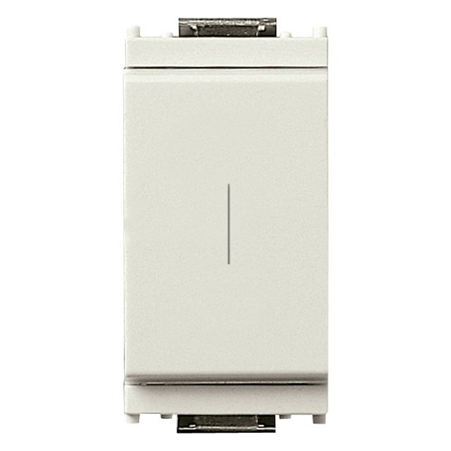Vimar Idea Push Button, 1P NO, 16A 250V, NC Auxiliary Contact, Flush Mount, IP40