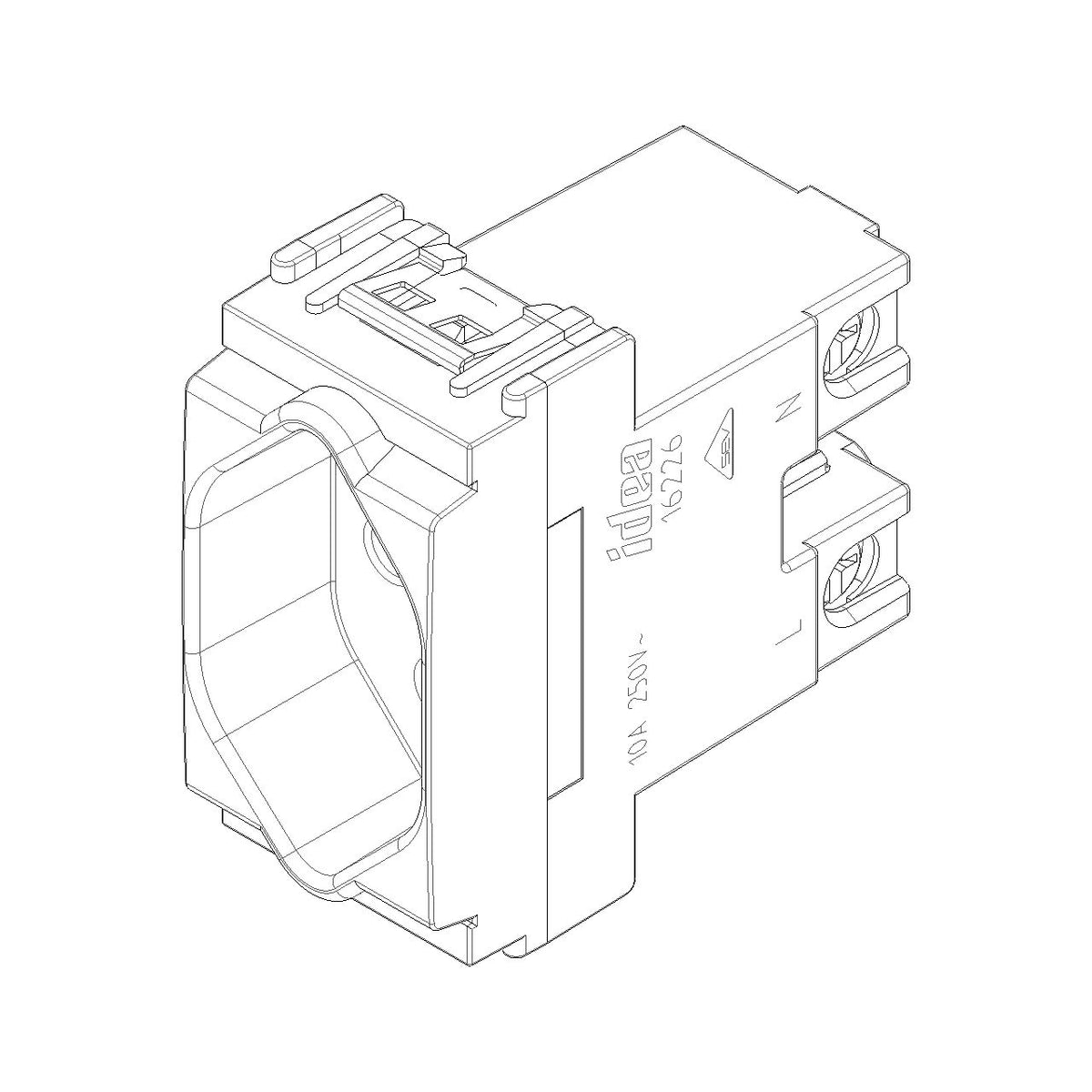 Vimar Idea Swiss Type 13 Socket Outlet, 2P+E, 10A 250V, IP20