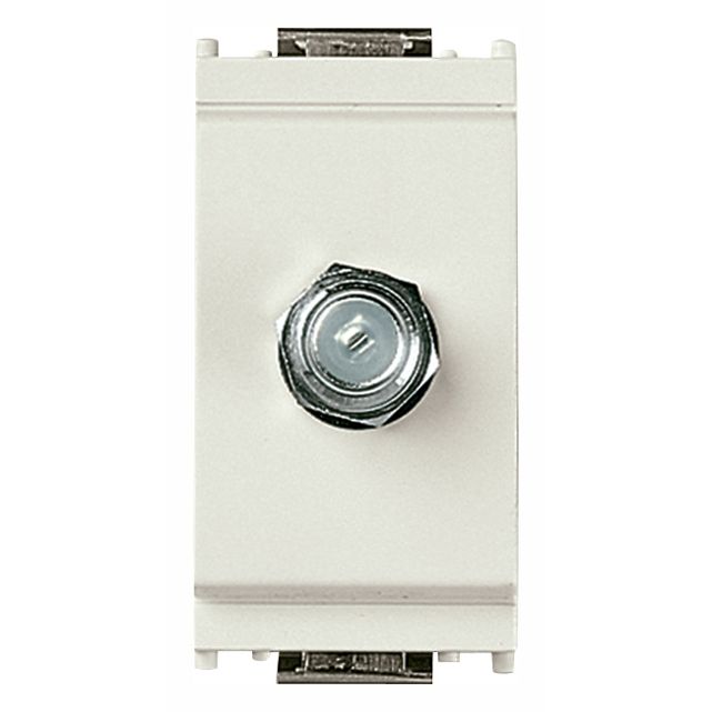 Vimar Idea Coaxial Socket Outlet, F-Type Female, Up to 2400 MHz
