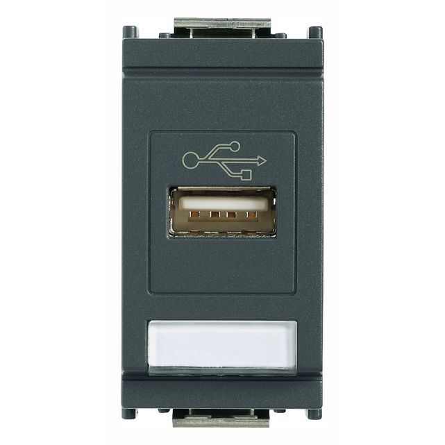 Vimar Idea USB Socket Connector, 1 Module, IP20, Screw Terminals