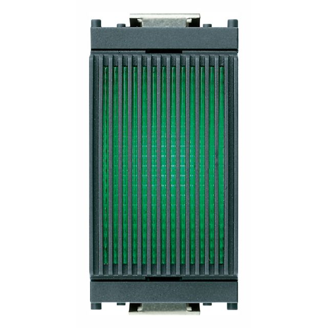 Vimar Idea Indicator Unit, For 6.3x28 mm or 7x31 mm Lamps, 250V, IP40, 1-Module, Without Lamp
